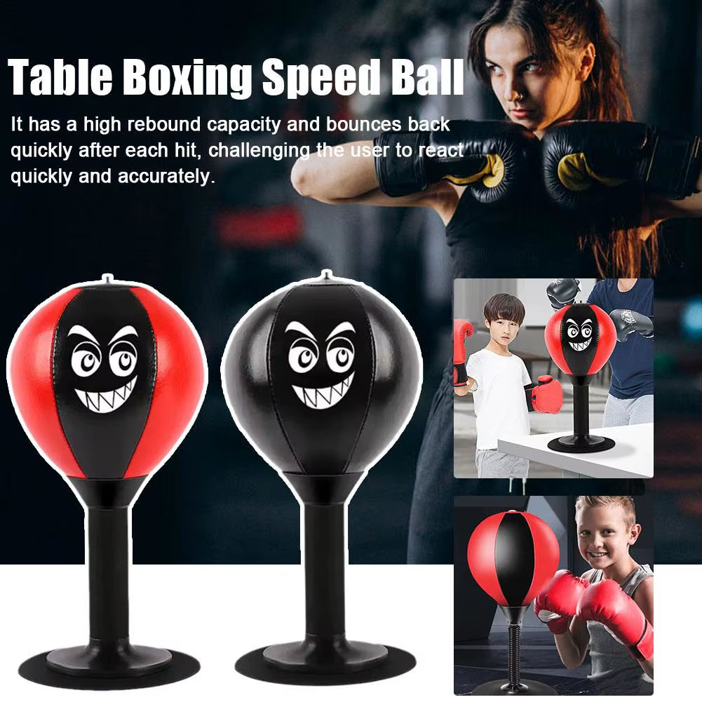 Punchster™ Desktop Boxing Ball | Tabletop Fighting Toy for Home, Office, or Study Desk