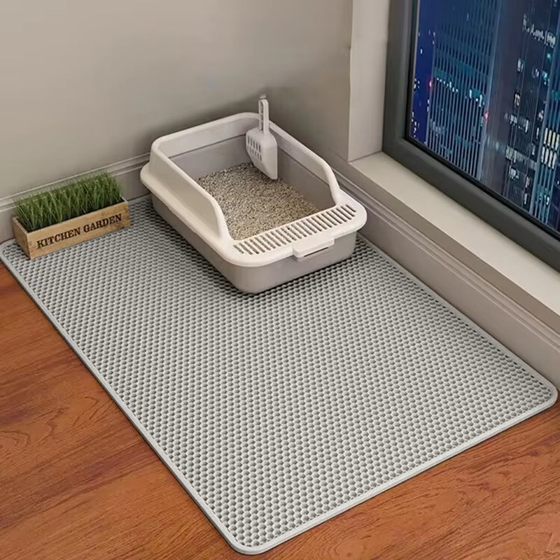 CleanPaws™ Waterproof Cat Litter Mat | Washable Mat