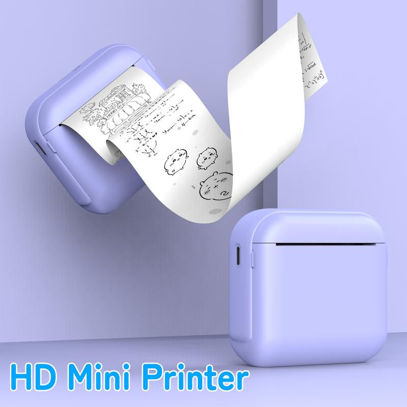 PrintPop™ Jueyue X6 Mini Portable Thermal Printer | Bluetooth Sticker Printer with Adhesive Paper