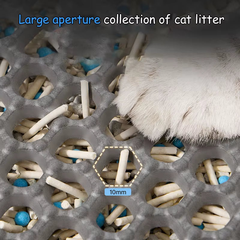 CleanPaws™ Waterproof Cat Litter Mat | Washable Mat