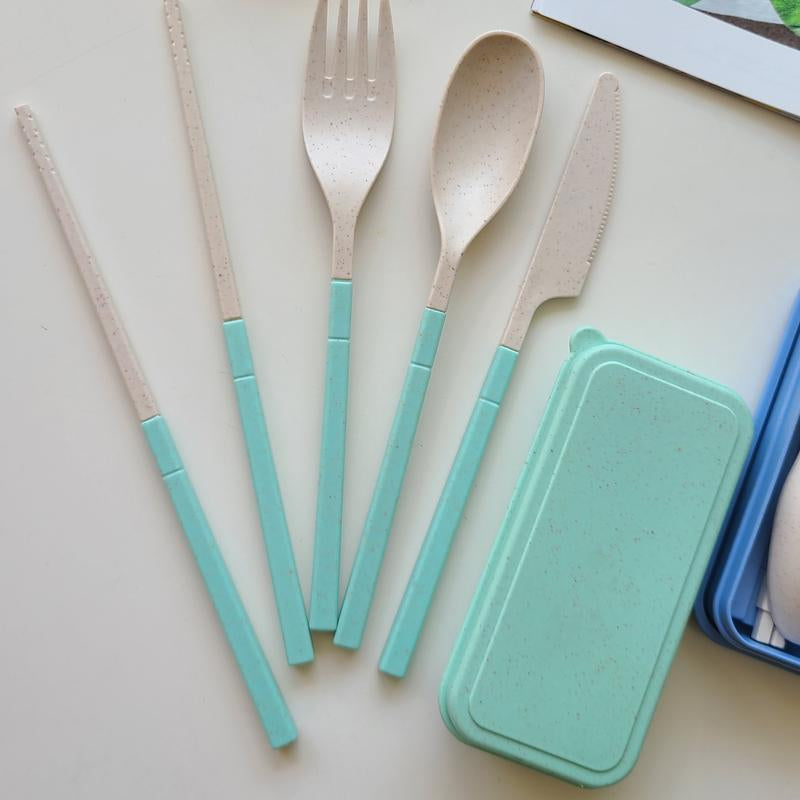 Ecofold™ Reusable Travel Cutlery Set | Foldable, Lightweight & Sustainable Tableware