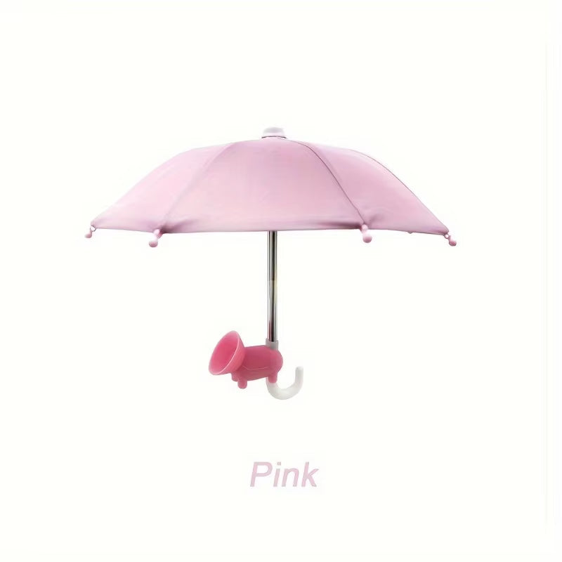 ScreenShade™ | Mini Umbrella for Smart Phone with Suction Cup Holder