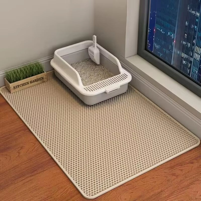 CleanPaws™ Waterproof Cat Litter Mat | Washable Mat