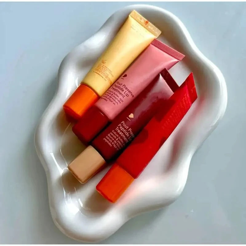 GlosséDew™ Hydrating Peptide Lip Gloss | Transparent Lip Tinted Protection Oil Hydrating
