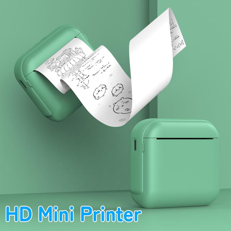 PrintPop™ Jueyue X6 Mini Portable Thermal Printer | Bluetooth Sticker Printer with Adhesive Paper