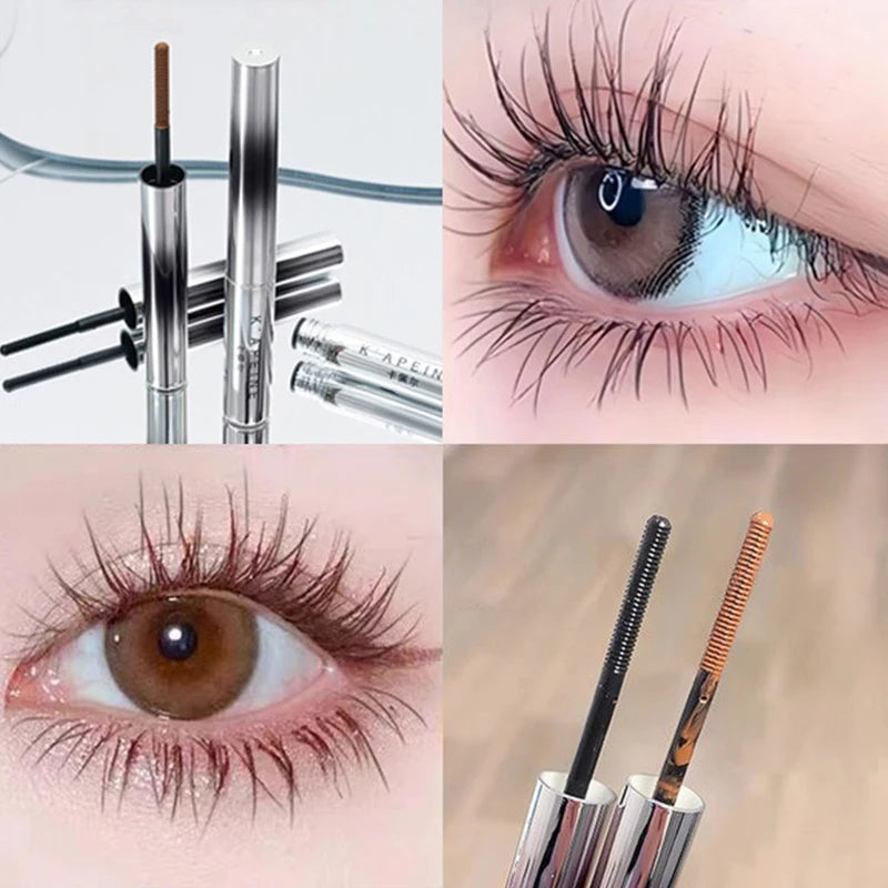 LashMuse™ Ultra-Fine 3D Lengthening Mascara | Precision Brush, Long-Wear Black & Brown Formula