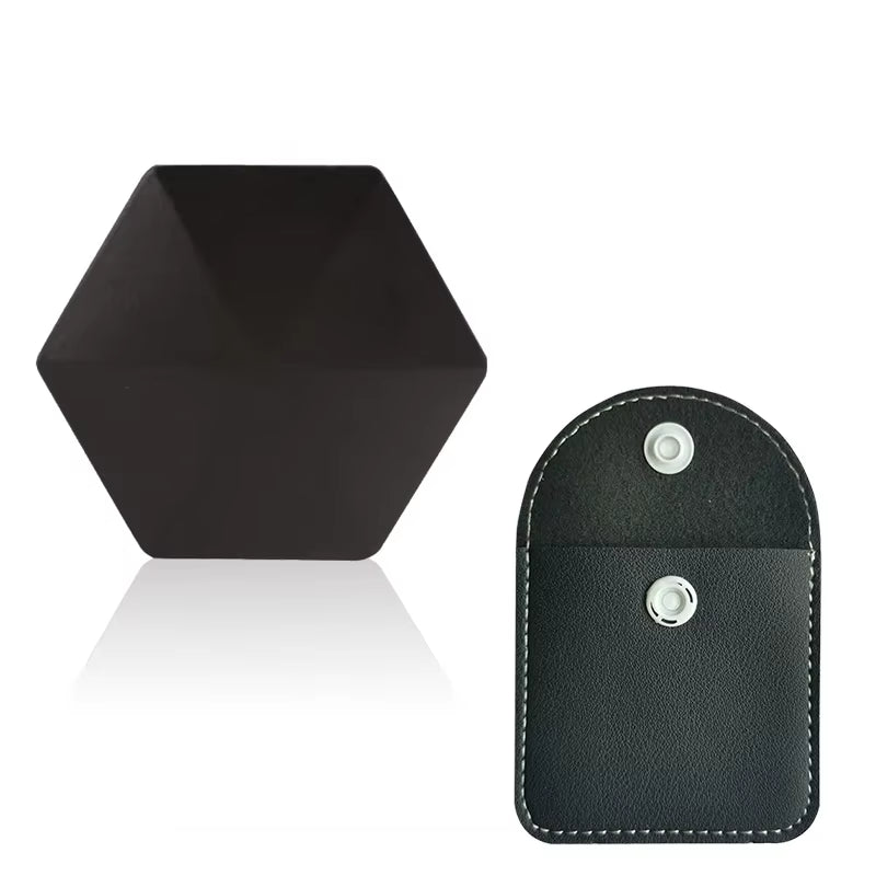 FlipAxis™ Kinetic Desk Fidget Toy | Alloy Hexagonal & Square Spinning Flip Block for Stress Relief