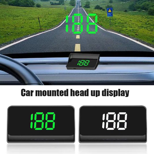 Autozen™ Car HUD Speed Display | Digital GPS Projector & Speedometer for All Vehicles | Auto Electronics Accessory