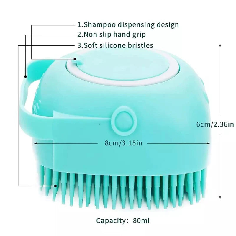 ScrubPaws™ Massage Comb For Dogs and Cats | Grooming Scrubber for Bathing Pets
