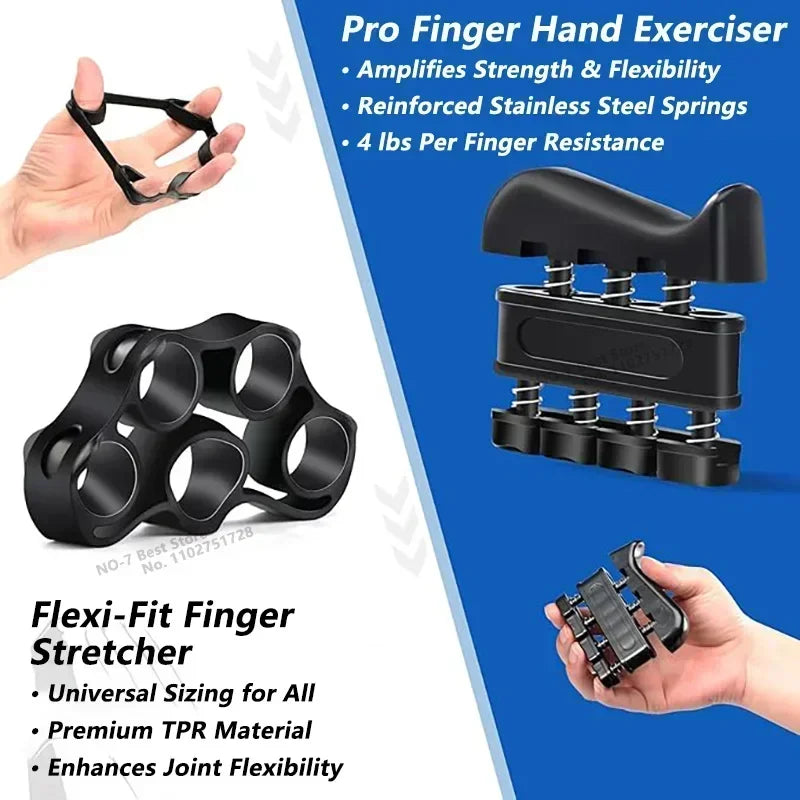 GripForge™ Adjustable Hand Grip Strengthener 5–60Kg | Finger Exerciser for Muscle Training & Injury Recovery