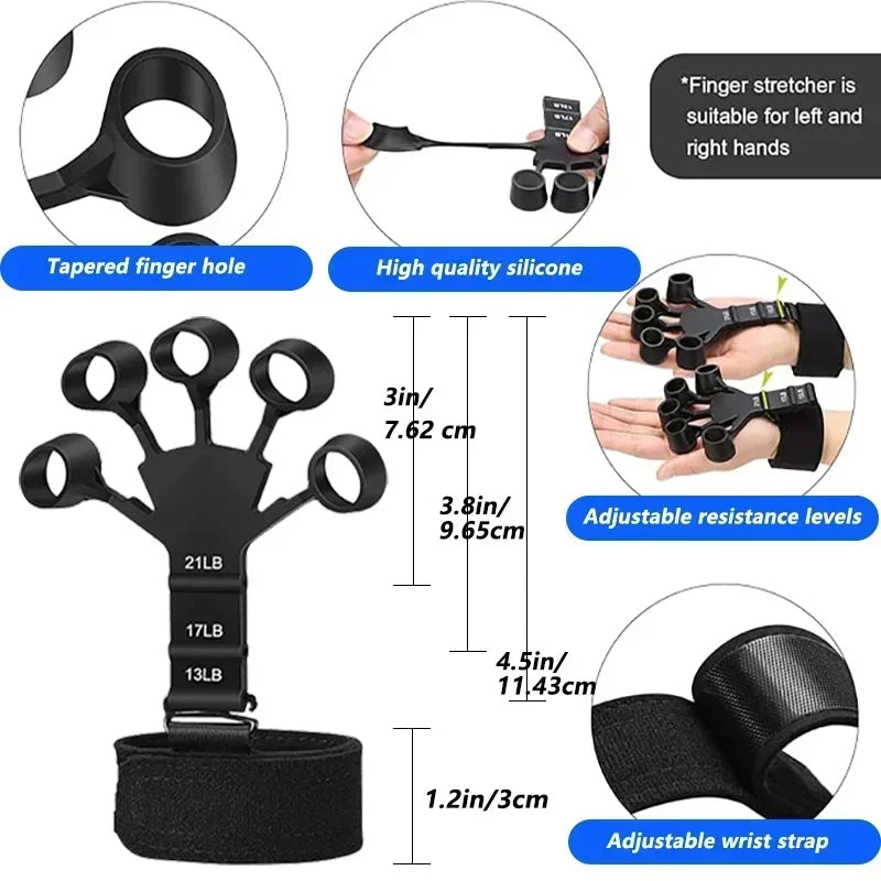 GripForge™ Adjustable Hand Grip Strengthener 5–60Kg | Finger Exerciser for Muscle Training & Injury Recovery