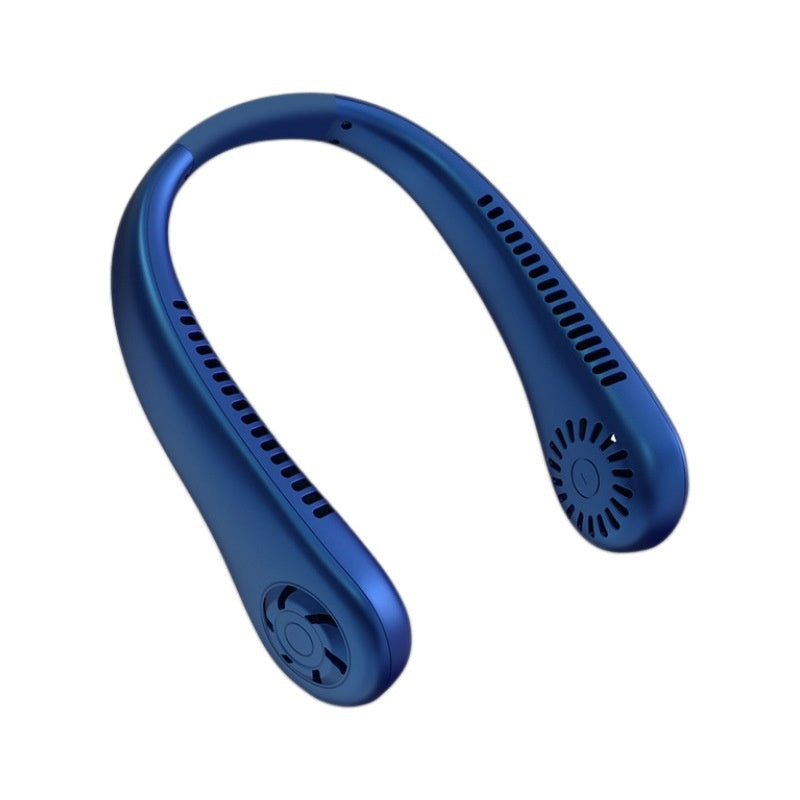 BreezeLoop™ Portable Mini Neck Fan | Rechargeable, Silent & Large-Capacity Cooling for On-the-Go Comfort