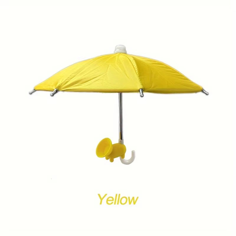 ScreenShade™ | Mini Umbrella for Smart Phone with Suction Cup Holder