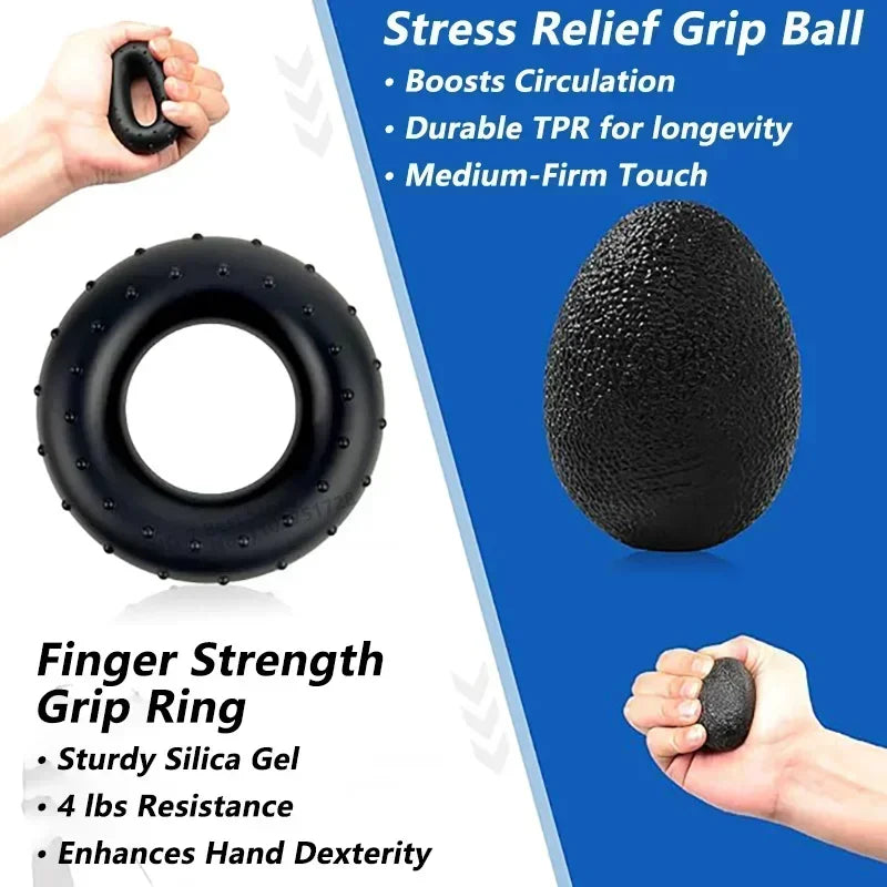 GripForge™ Adjustable Hand Grip Strengthener 5–60Kg | Finger Exerciser for Muscle Training & Injury Recovery