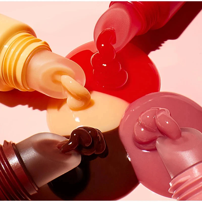 GlosséDew™ Hydrating Peptide Lip Gloss | Transparent Lip Tinted Protection Oil Hydrating