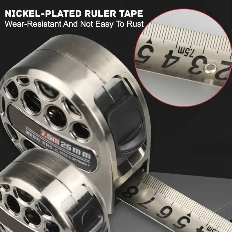 ProMeasure™ Stainless Steel Retractable Tape Measure | 3M / 5M / 7.5M