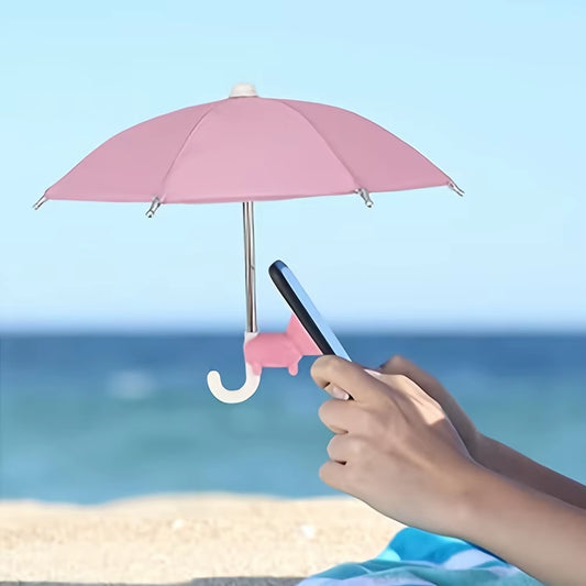 ScreenShade™ | Mini Umbrella for Smart Phone with Suction Cup Holder