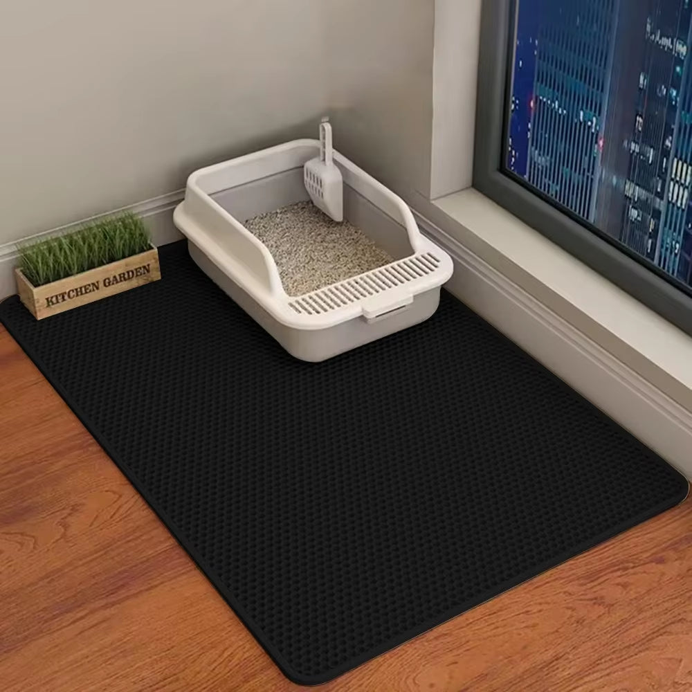 CleanPaws™ Waterproof Cat Litter Mat | Washable Mat