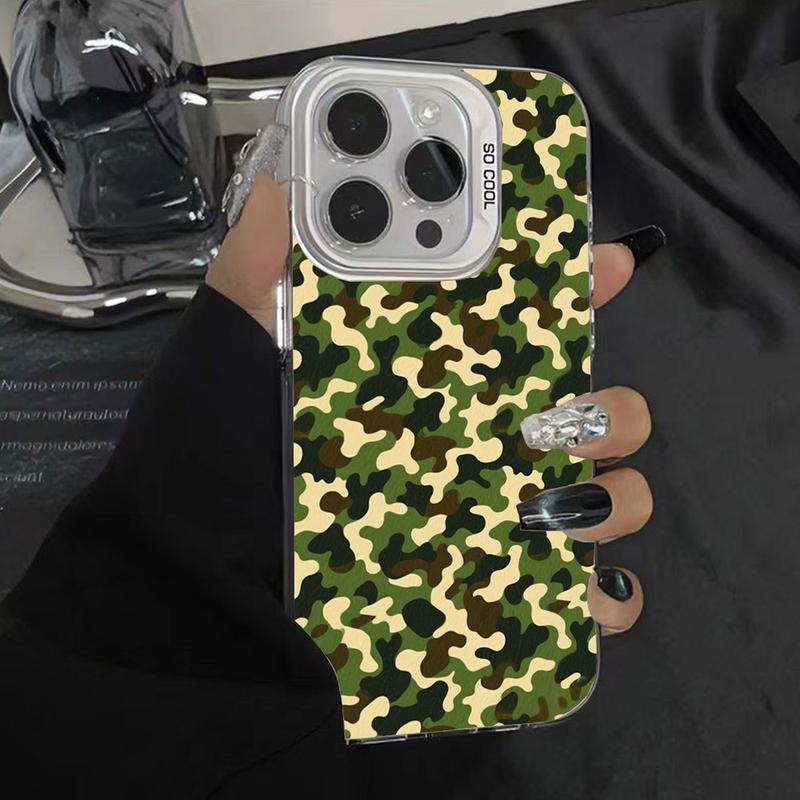 CamoSkin™ iPhone Case | Slim TPU Camouflage Cover for iPhone X to 16 Series | Lightweight & Durable