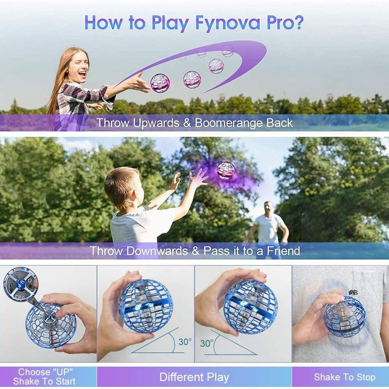 Orbitek™ 2025 Flying Orb Ball | Galactic Hover Spinner Toy