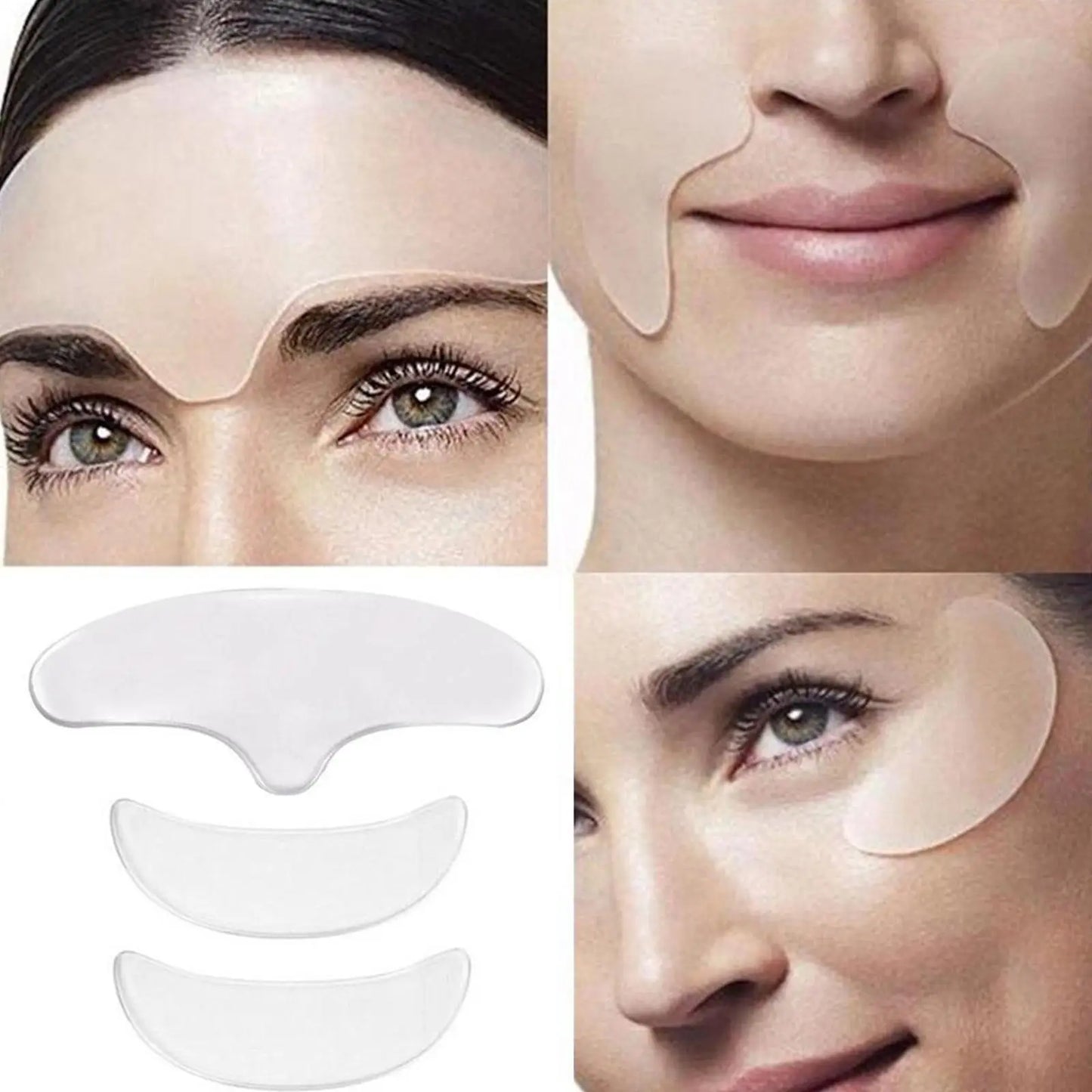 WrinkleFade™ | Anti-Wrinkle Forehead & Eye Gel Patches | Firming Lift-Up Mask Stickers for Fine Line & Aging Care