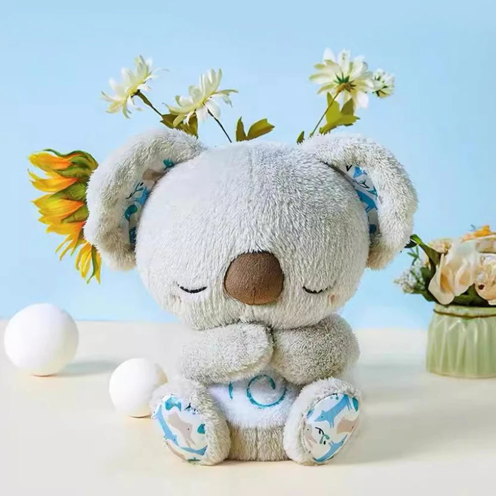 CuddleKoala™ Breathing Plush Toy | Soothing Light & Sound Sleep Companion for Newborns and Babies