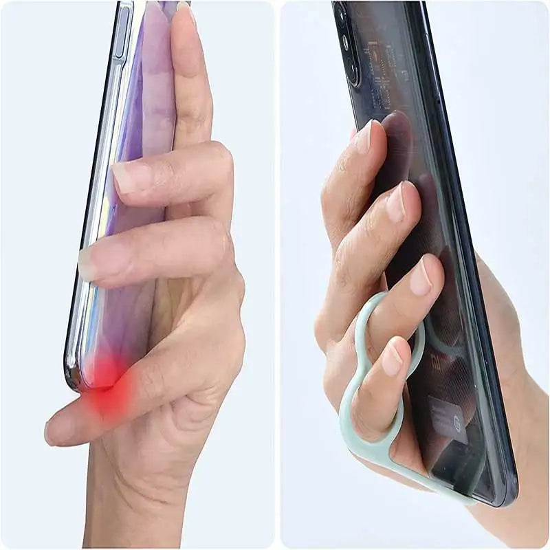 GripLoop™ Mobile Phone Grip Holder | Finger Ring Support | Plastic Cellphone Handheld