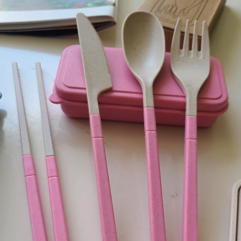 Ecofold™ Reusable Travel Cutlery Set | Foldable, Lightweight & Sustainable Tableware