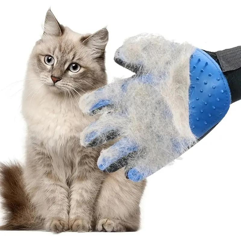 FurSwipe™ Pet Grooming Glove | 5-Finger Hair Remover Brush for Dogs & Cats, Deshedding & Cleaning Tool Gift