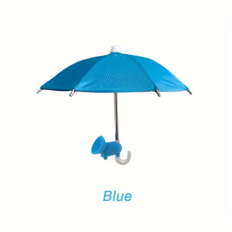 ScreenShade™ | Mini Umbrella for Smart Phone with Suction Cup Holder