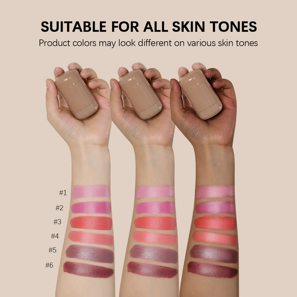 Lakerain® 3in1 Cheek Lip Tinted Moisturized Blush Stick | Silky Smooth Blusher