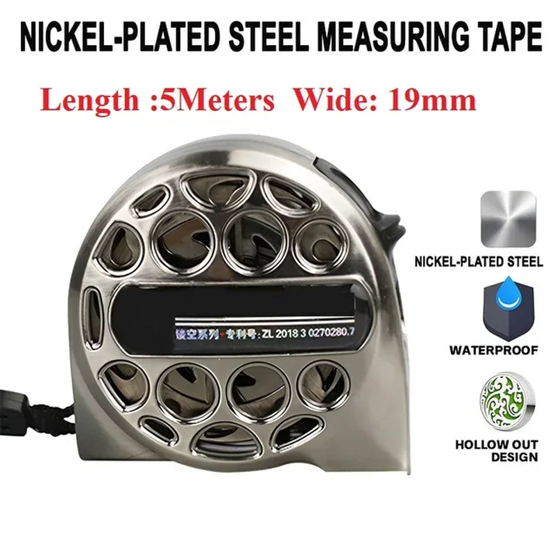 ProMeasure™ Stainless Steel Retractable Tape Measure | 3M / 5M / 7.5M