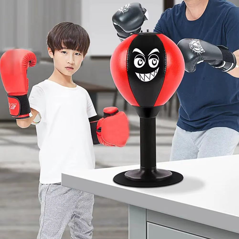 Punchster™ Desktop Boxing Ball | Tabletop Fighting Toy for Home, Office, or Study Desk