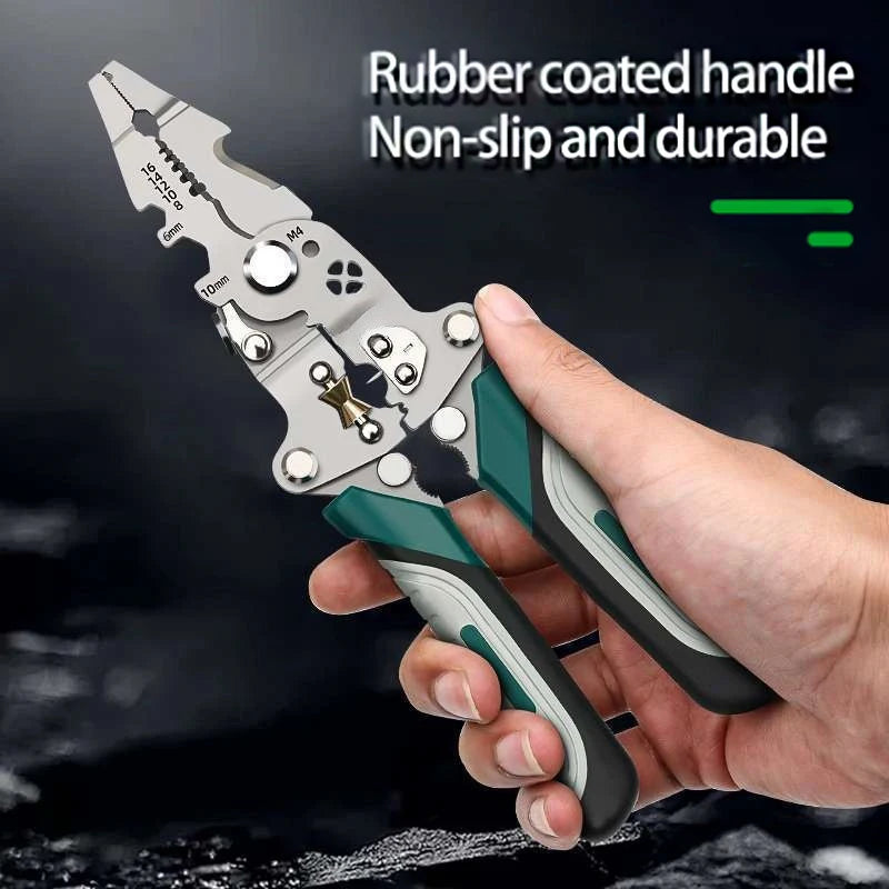 VoltEdge™ Foldable Wire Stripper | Cable Splitter & Winding Pliers