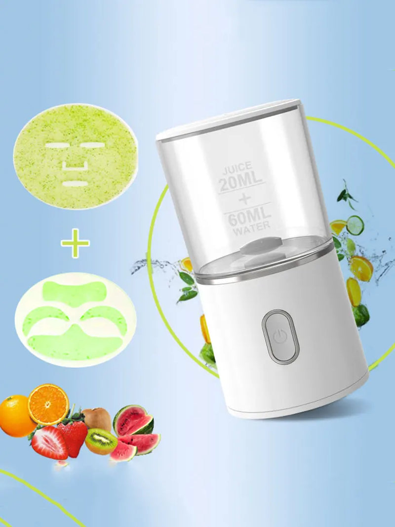 GlowMelt™ DIY Smart Face Mask Maker | Natural Fruit & Collagen Facial Mask Machine for Personalized Skin Care