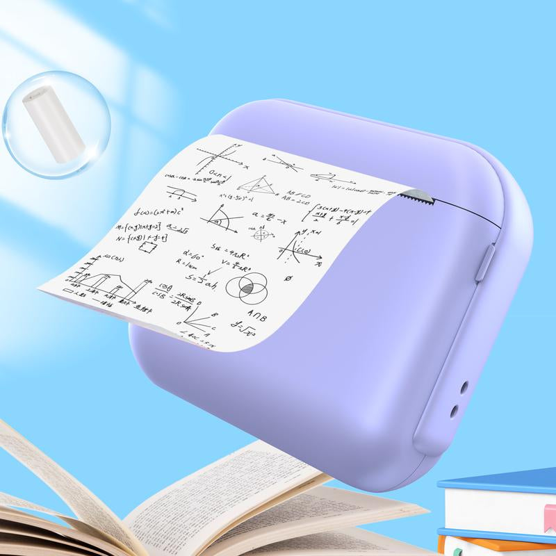 PrintPop™ Jueyue X6 Mini Portable Thermal Printer | Bluetooth Sticker Printer with Adhesive Paper