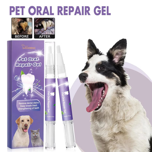 FreshFang™ Pet Teeth Cleaning Pen | Natural Oral Care Gel & Dental Stain Remover for Dogs and Cats