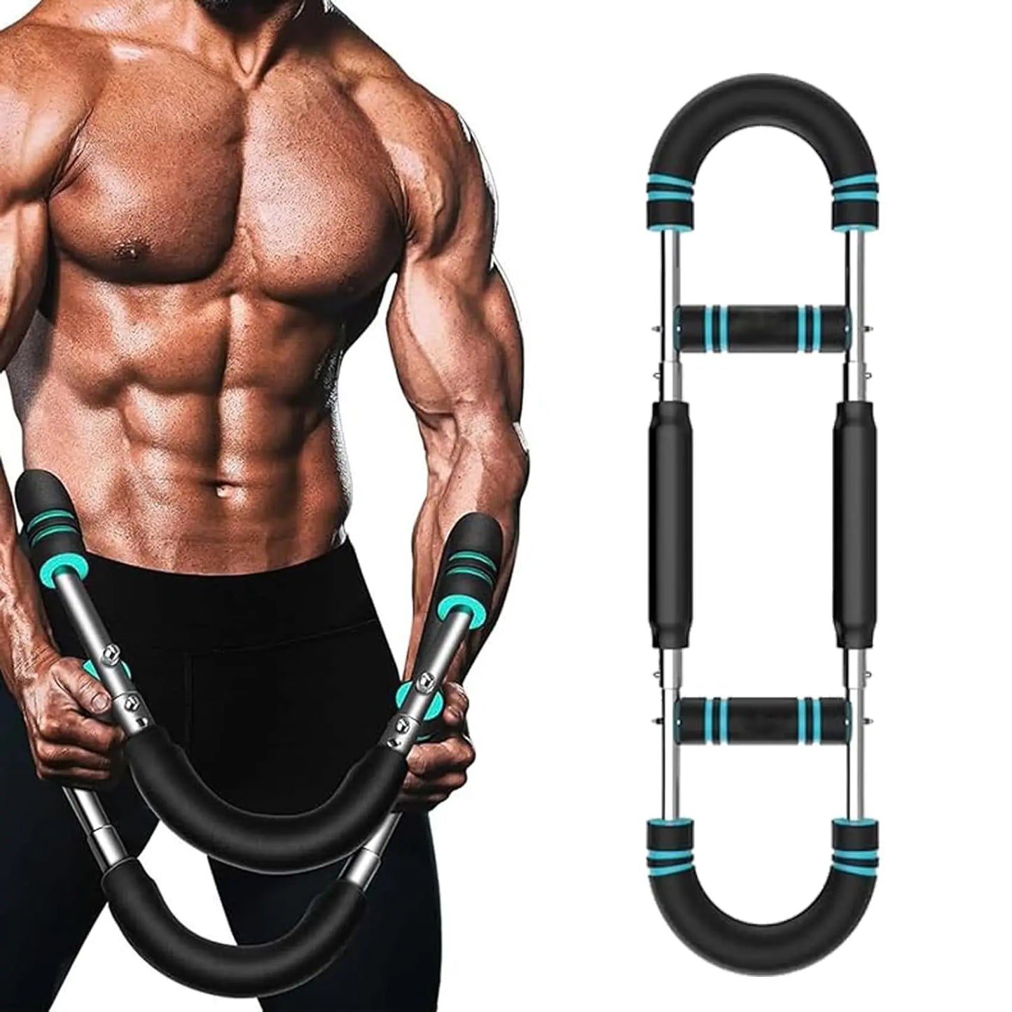 FlexCore™ Adjustable Arm Trainer & Chest Expander | Resistance Bands for Upper Body Strength Training