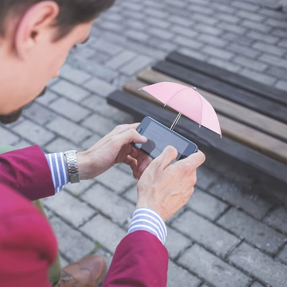 ScreenShade™ | Mini Umbrella for Smart Phone with Suction Cup Holder