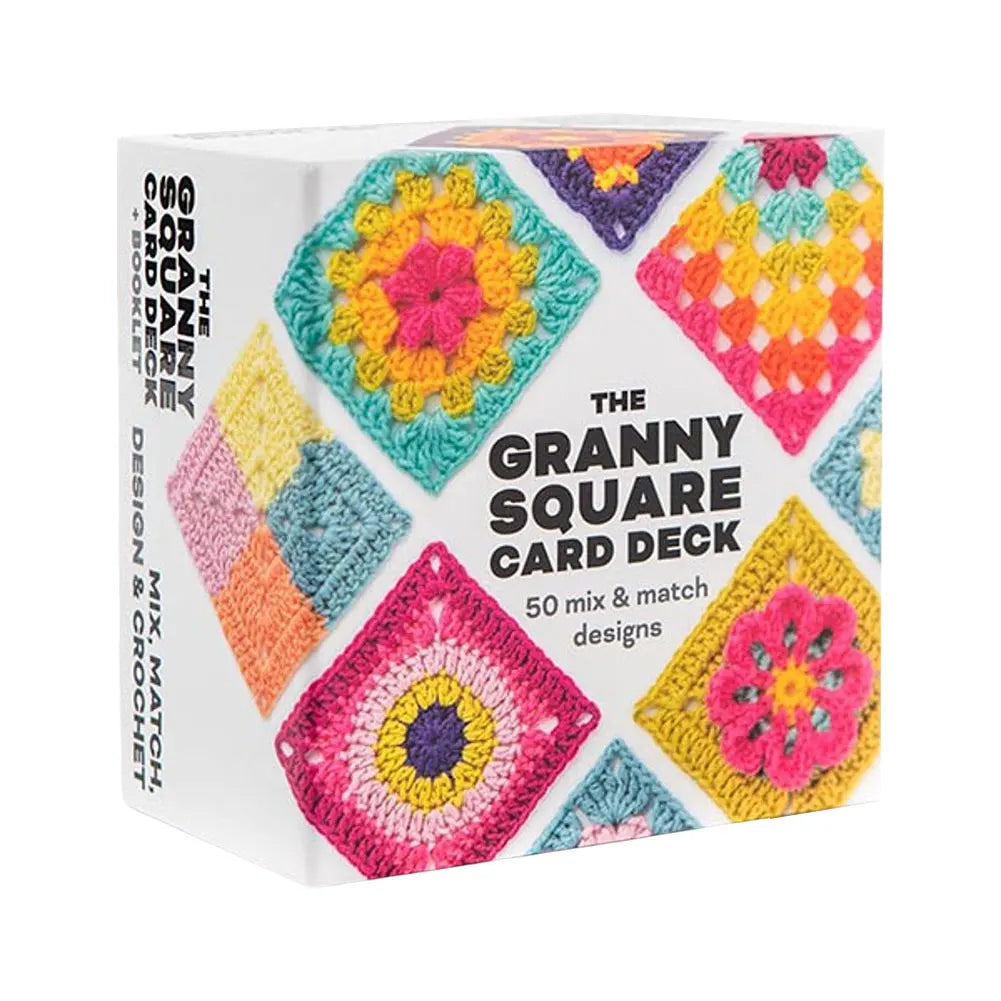 KnitNest™ 50 Crochet Pattern Cards Set for Beginners | Mix & Match DIY Granny Square Designs, Knitting & Craft Idea Kit for Handmade Projects & Gifts