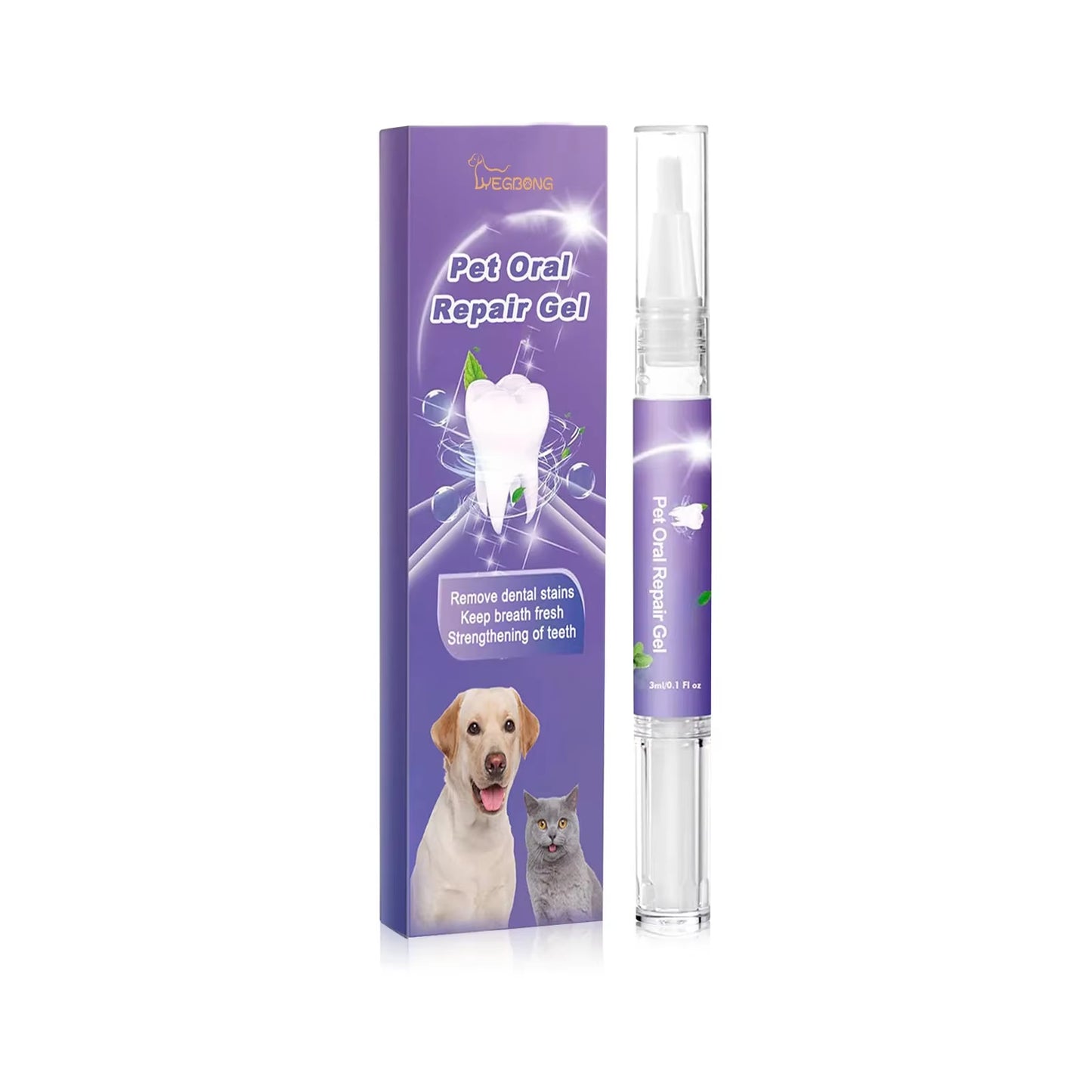 FreshFang™ Pet Teeth Cleaning Pen | Natural Oral Care Gel & Dental Stain Remover for Dogs and Cats