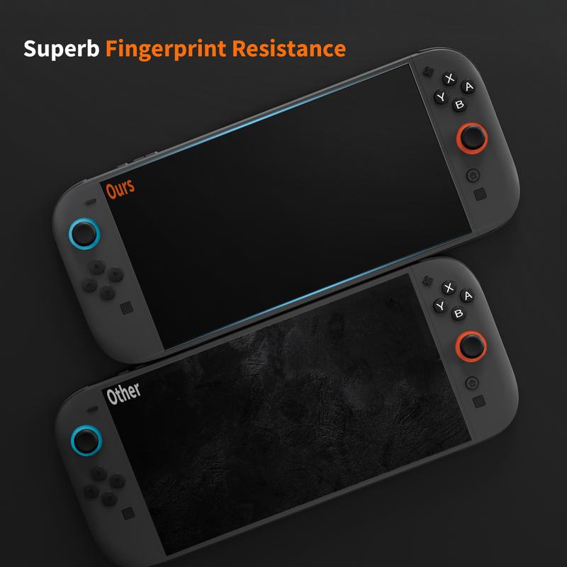 COOWPS® 2-Pack Tempered Glass Screen Protector for Nintendo Switch 2 (2025) | Ultra HD 9H Glass with Easy Install Frame