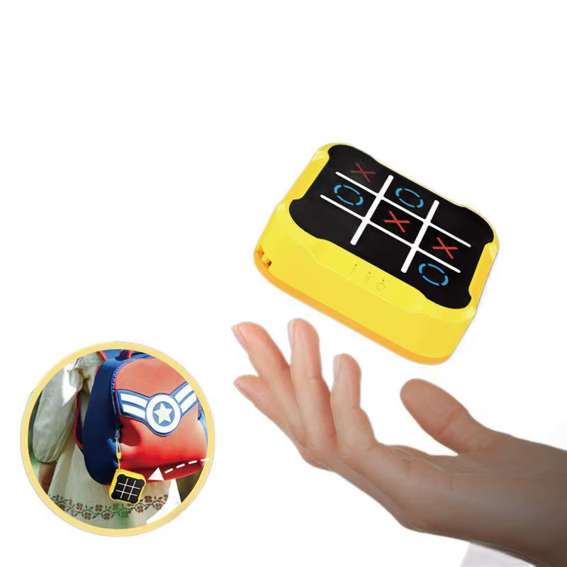 NineX™ Electronic Tic-Tac-Toe Game Console | Interactive Puzzle Battle Toy for Kids & Families