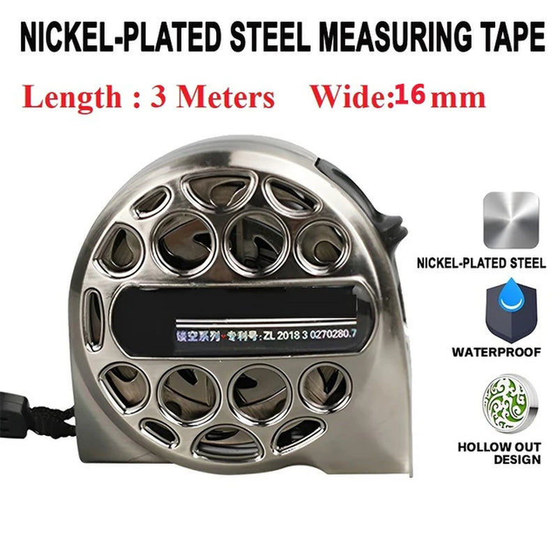 ProMeasure™ Stainless Steel Retractable Tape Measure | 3M / 5M / 7.5M