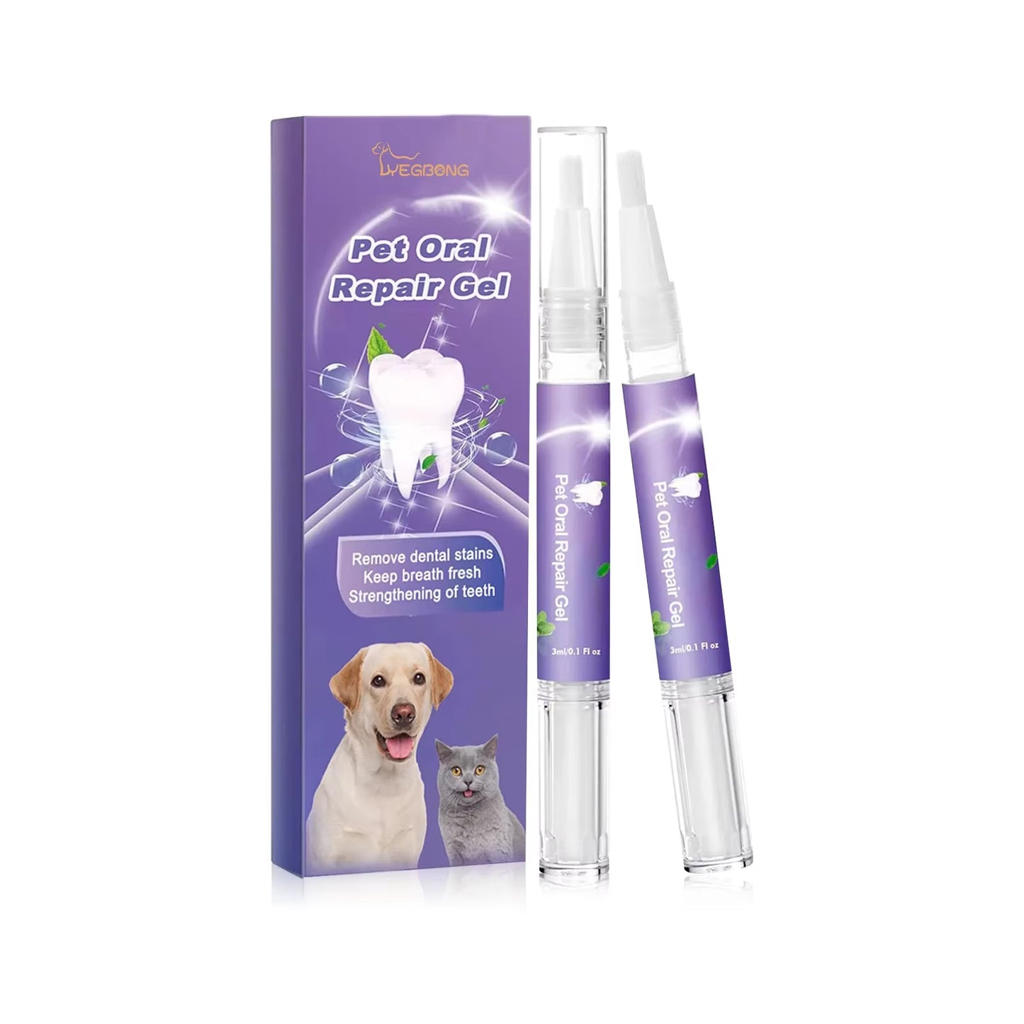 FreshFang™ Pet Teeth Cleaning Pen | Natural Oral Care Gel & Dental Stain Remover for Dogs and Cats
