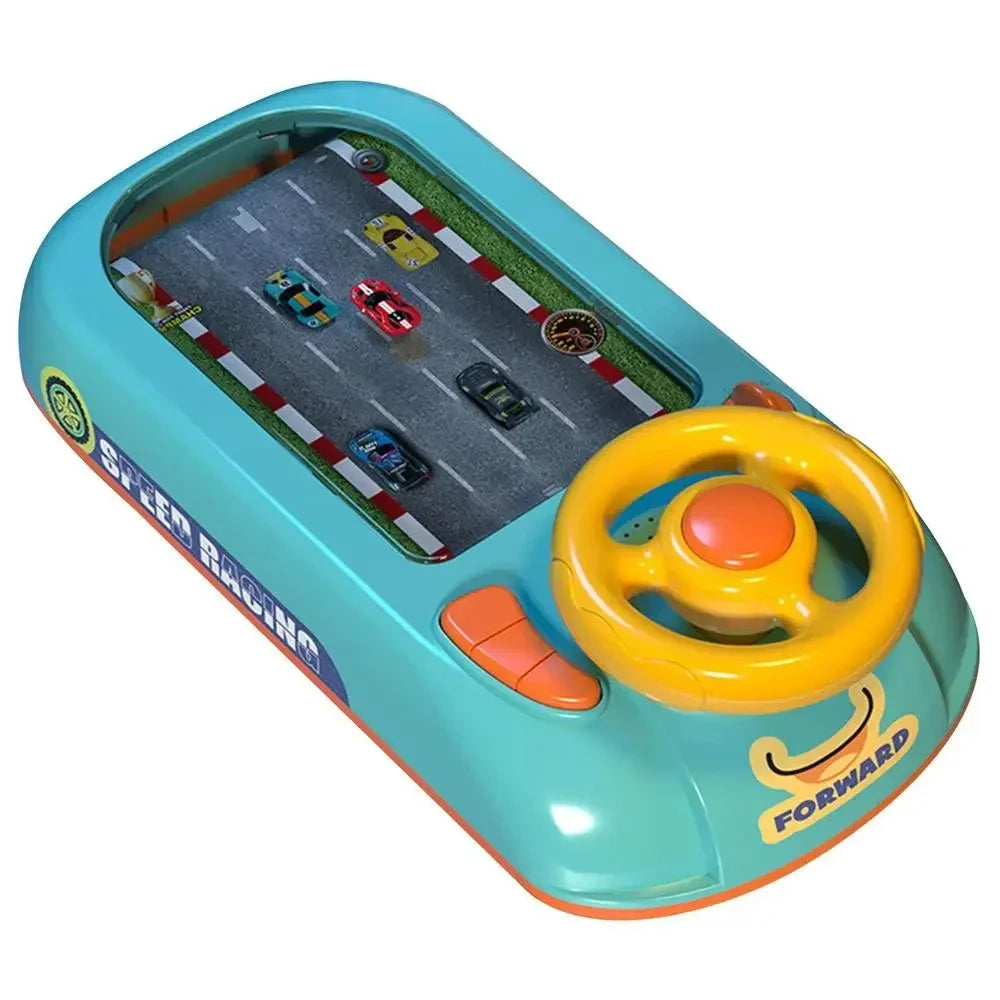DriveQuest™ Kids Racing Steering Wheel Toy | Interactive Driving Game Machine for Learning & Adventure Fun