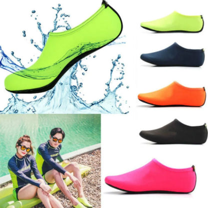 HydroStep™ Neoprene Water Socks | Non-Slip, Breathable Aqua Footwear for Swimming, Diving & Beach Use (1 Pair)