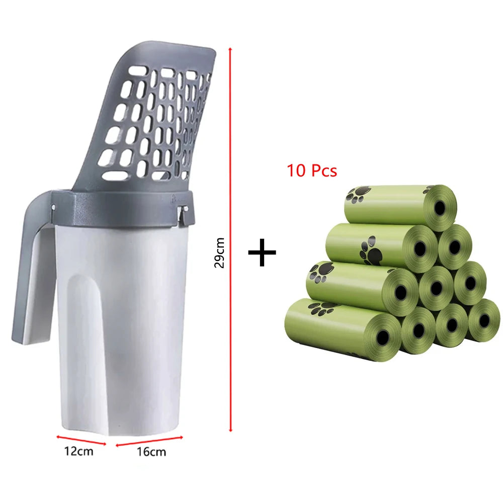 LitterLift™ Self-Cleaning Cat Litter Shovel with Filtered Design for Easy Waste Removal | Durable Pet Toilet Cleaner & Garbage Picker for Cat Litter Boxes