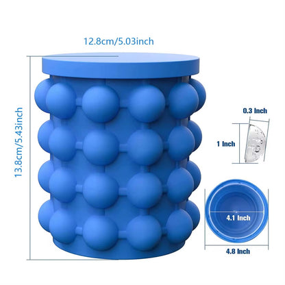 IceVault™ Portable Silicone Ice Cube Maker Bucket | Space-Saving  Cooler for Home or Travel