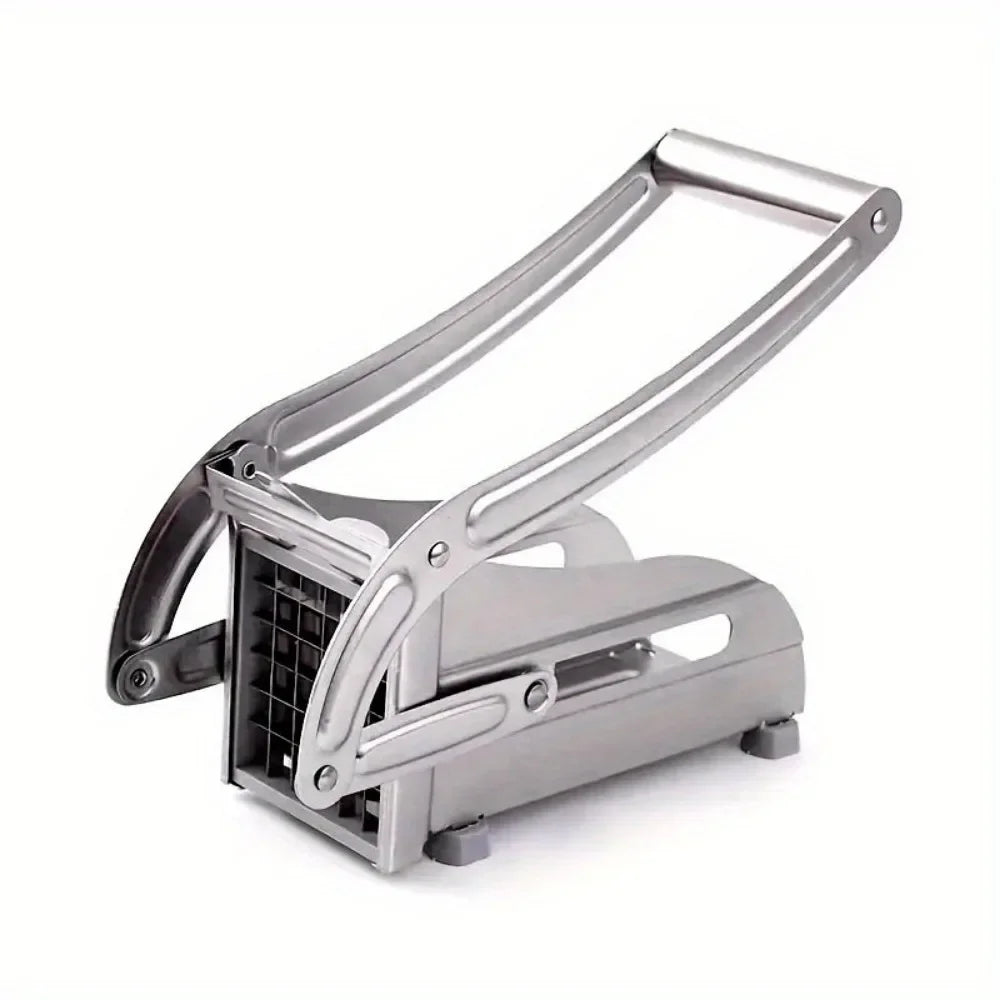 SliceMate™ Stainless Steel Manual Potato Cutter | French Fries Slicer & Chopper Tool